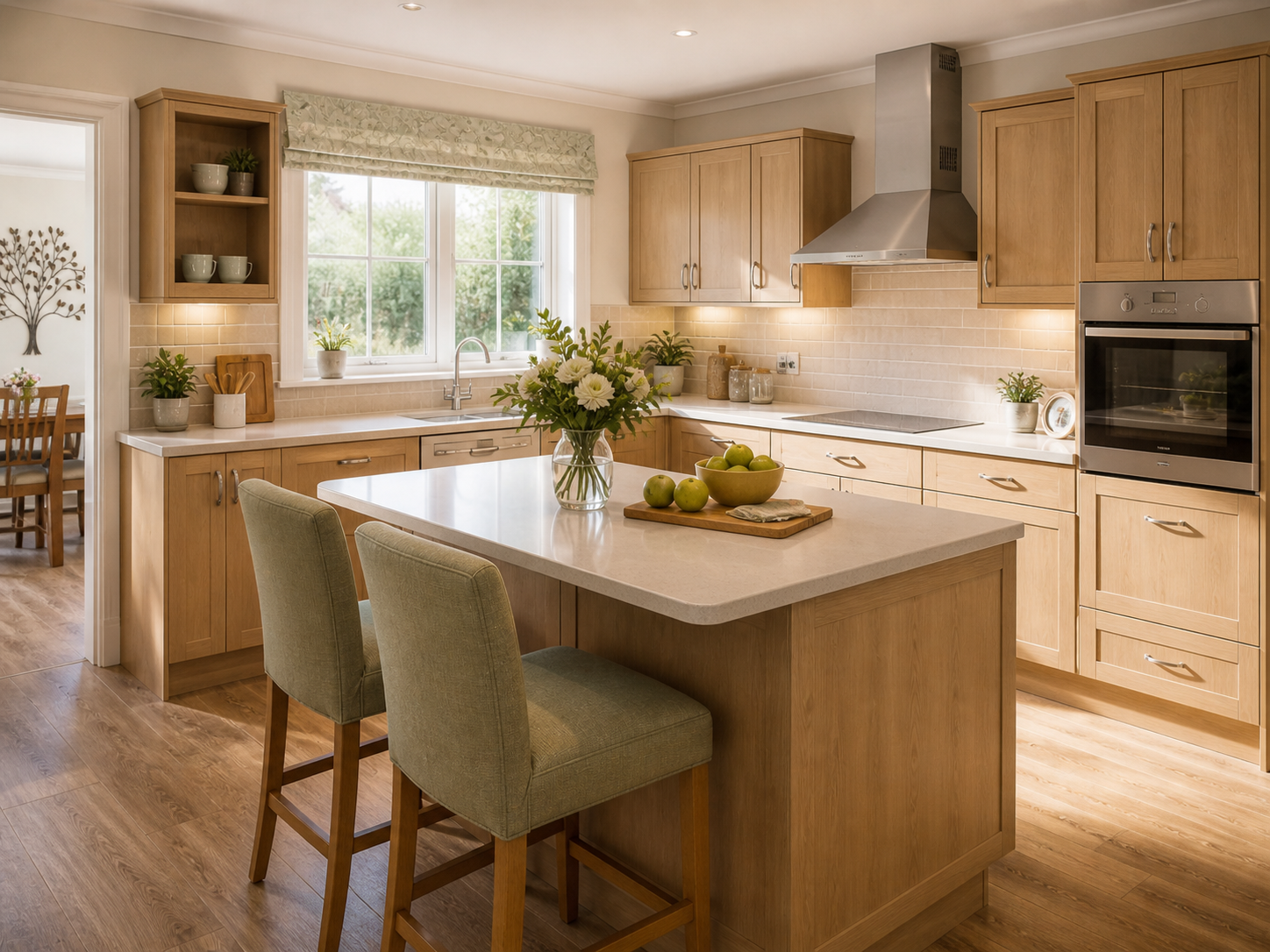 Warm and tidy kitchen