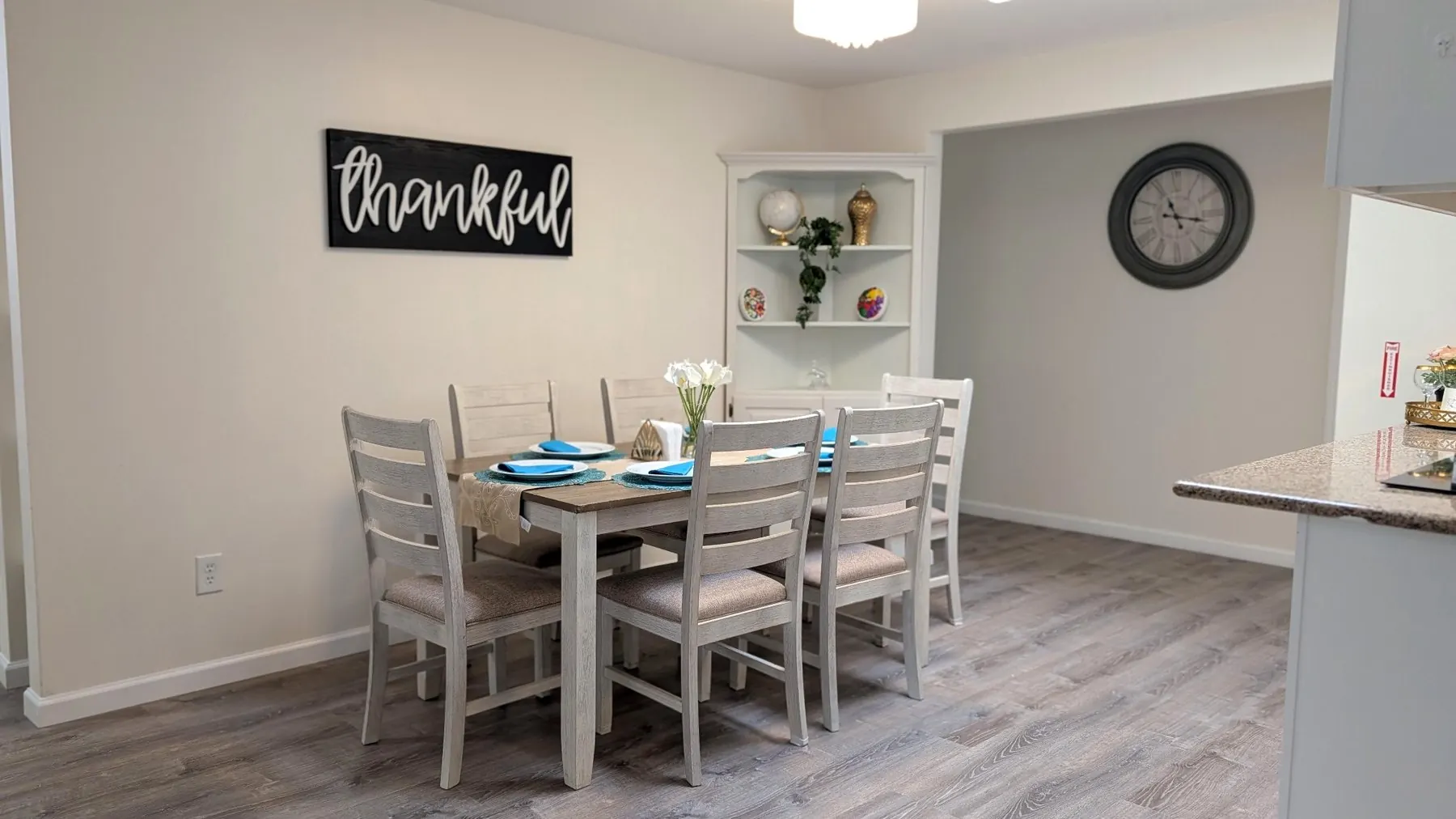 Warm dining room for home-style meals at Rest Assured AFH